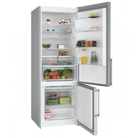 BOSCH KGN56XIER Ελεύθερος Ψυγειοκαταψύκτης 193x70cm Brushed steel anti-fingerprint